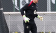 Marc Andre ter Stegen trains with FC Barcelona at the Joan Gamper Sports City before the L...