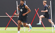 Ronald Araujo trains with FC Barcelona at the Joan Gamper Sports City before the LaLiga ma...