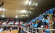 Supporters of Real Sebastiani Rieti attend the Playoff Quarterfinals Game 1 between Real S...