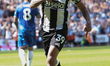 Bruno Guimaraes celebrates his goal during the Premier League match between Newcastle Unit...