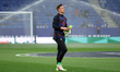 Marc-Andre ter Stegen trains during the match between RCD Espanyol and FC Barcelona in wee...