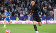 Andreas Christensen plays during the match between RCD Espanyol and FC Barcelona in Barcel...