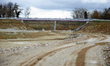 The construction site of the A69 is in Teulat, Haute-Garonne. Although the bridge is built...