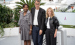 Lea Drucker and Dominik Moll pose during the ''Dossier 137'' (Case 137) photocall at the 7...