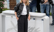 Lea Drucker poses during the ''Dossier 137'' (Case 137) photocall at the 78th annual Canne...