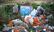 Garbage is left by Atosca/NGE very near a protected creek on the A69 construction site. Th...