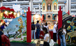 People visit the stand of the editor Ippocampo at the Salone del Libro (Book Fair) 2025 in...