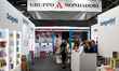 People visit the stand of Mondadori De Agostini at the Salone del Libro (Book Fair) 2025 i...