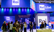 People visit the stand of Rai (Italian Public Broadcasting Company) and Rai Libri at the S...