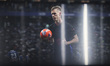 Dani Olmo of FC Barcelona controls the ball during the La Liga EA Sports 2024/25 match bet...