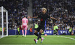 Lamine Yamal of FC Barcelona celebrates after scoring a goal during the La Liga EA Sports...