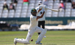 Haseeb Hameed of Nottinghamshire bats during the first day of the Rothesay County Champion...