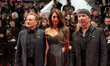 Bono, Amal Clooney, and The Edge attend the ''Bono: Stories Of Surrender'' red carpet at t...