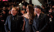 Bono, Amal Clooney, and The Edge attend the ''Bono: Stories Of Surrender'' red carpet at t...
