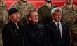 The Edge, Bono, and Sean Penn attend the ''Bono: Stories of Surrender'' premiere at The 78...