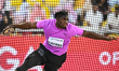 Fedrick Dacres of Jamaica competes in the men's Discus Throw final at the Diamond League D...