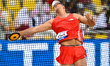Kristian Ceh of Slovenia competes in the men's Discus Throw final at the Diamond League Do...