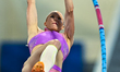 Sandi Morris of the United States competes in the women's Pole Vault final at the Diamond...