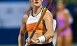 Katie Moon of the United States competes in the women's Pole Vault final at the Diamond Le...