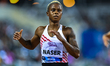 Naser Salwa Eid of Bahrain competes in the women's 400m final at the Diamond League Doha M...