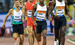 Masalela Tshepiso of Botswana competes in the men's 800m final at the Diamond League Doha...