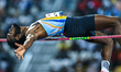 Raymond Richards of Jamaica competes in the men's high jump at the Diamond League Doha Mee...