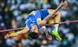 Marco Fassinotti of Italy competes in the men's High Jump at the Diamond League Doha Meeti...