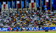 Athletes compete in the men's 5000m final at the Diamond League Doha Meeting 2025 competit...