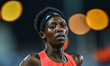 Chepchirchir Nelly of Kenya competes in the women's 1500m at the Diamond League Doha Meeti...