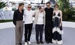 Austin Butler, Joaquin Phoenix, Ari Aster, Pedro Pascal and Emma Stone  during the ''Eddin...