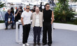 Joaquin Phoenix, Ari Aster and Pedro Pascal  during the ''Eddington'' photocall at the 78t...