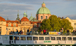 A sightseeing boat named ''Czechie'' operated by Boats4U carries tourists along the Vltava...