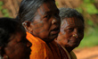 Kondh tribal women are seen with traditional facial tattoos, a practice that is fading in...