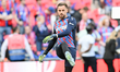 Goalkeeper Remi Matthews, 31, of Crystal Palace, warms up during the Emirates FA Cup Final...