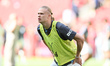 Erling Haaland (9 Manchester City) warms up during the Emirates FA Cup Final between Cryst...