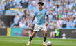 Nico OReilly (75 Manchester City) controls the ball during the Emirates FA Cup Final betwe...