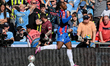 Eberechi Eze (10 Crystal Palace) celebrates after scoring the team's first goal during the...