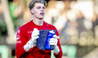 De Graafschap goalkeeper Ties Wieggers participates in the match between Dordrecht and De...