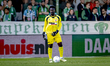 FC Dordrecht goalkeeper Celton Biai is present during the match between Dordrecht and De G...