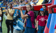 Irene Paredes participates in the presentation of the players during the celebration of th...
