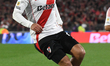Paulo Diaz of River Plate plays during the match between River Plate and Platense at Estad...