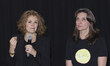 Ana de Saracho O'Brien and Dafna Viniegra speak during the press conference for the launch...