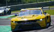 Finn Wiebelhaus, Romain Andriolo, and David Schumacher drive the (#65) Ford Mustang GT3 of...