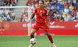 Alexia Putellas plays during the match between the women's national teams of Spain and Eng...
