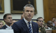 US Department of Defense Secretary Pete Hegseth testifies before the House Armed Services...