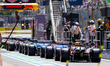 The pit lane group during the Formula 1 Pirelli Grand Prix Du Canada in Montreal, Canada,...