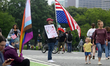 Thousands pack the Benjamin Franklin Parkway to protest President Trump's anti-immigrant p...