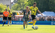 Chuma plays during the game between Wieczysta Krakow and Chojniczanka Chojnice in Krakow,...