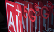 A general view of AI 5G is seen at the Shanghai New International Expo Centre in Shanghai,...