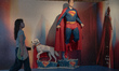 A woman walks past a billboard of the DC Studios movie 'Superman' in Seoul, South Korea, o...